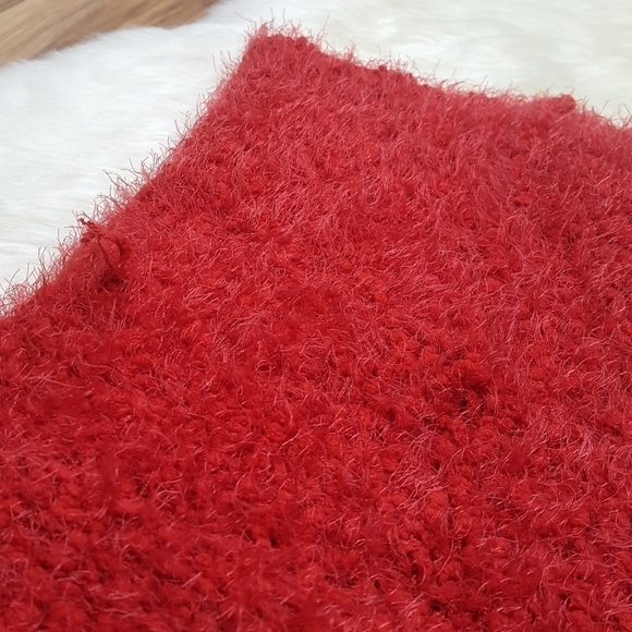 Cupcakes and Cashmere Red Cowl Neck Sweater - Picture 9 of 10